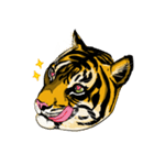 かっこいいリアル虎スタンプ Lineスタンプ じはわかこ