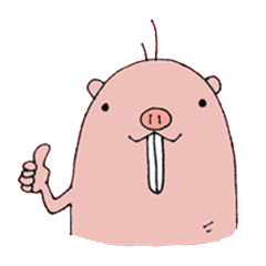 ハダカデバネズミの前歯さん Lineスタンプ Makoto Makoto