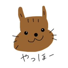 Lineスタンプ かわいいリスち 8種類 1円