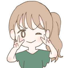 Lineスタンプ おしゃれな女の子 あまつや 8種類 1円