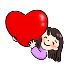 頑張る女の子のスタンプ Lineスタンプ Honamie