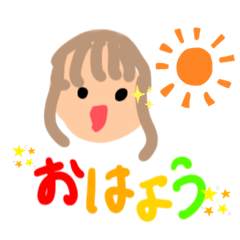 Lineスタンプ おしゃれショートカット女の子 32種類 1円