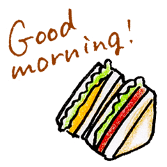 Lineスタンプ Good Morning おはようスタンプ 16種類 1円