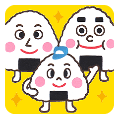 おにぎりさんきょうだい Lineスタンプ つぼいじゅり