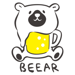 ビールでクマのBEEARくん