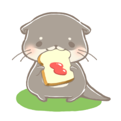 ほんわかカワウソの毎日スタンプ Lineスタンプ 雪見もなか