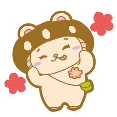毎日つかえる 森のくまっしゅ Lineスタンプ きのこの森 公式