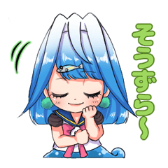 Lineスタンプ 山中湖 やまなか うみ ちゃん方言でお話し 16種類 1円