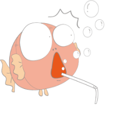 かわいい魚ボボパート2 Lineスタンプ Gd Cathy Chen