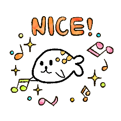 毎日使える かわいいアザラシのスタンプ Lineスタンプ めこな