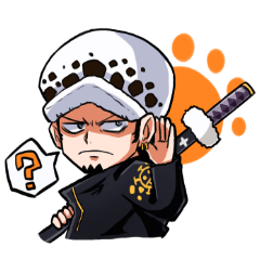 Lineスタンプ One Piece ローとコラさんとハートの海賊団 16種類 1円