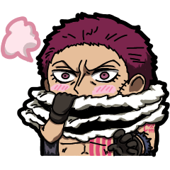 Lineスタンプ One Piece スイート三将星スタンプ 24種類 1円