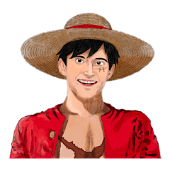 One Piece リアル キャラクター Lineスタンプ Kitamu