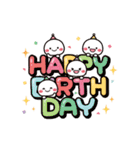 動く！白たまの誕生日＆お祝い（個別スタンプ：3）