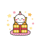 動く！白たまの誕生日＆お祝い（個別スタンプ：22）