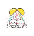 動く！白たまの誕生日＆お祝い（個別スタンプ：23）