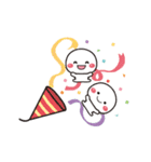 動く！白たまの誕生日＆お祝い（個別スタンプ：24）