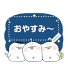 ポポポのトリさんメッセージスタンプ（個別スタンプ：1）