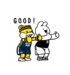 B.LEAGUE×すこぶる動くウサギ（個別スタンプ：4）