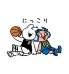 B.LEAGUE×すこぶる動くウサギ（個別スタンプ：18）