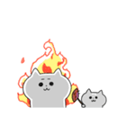 動く猫！ぺけとまゆげ3（個別スタンプ：19）