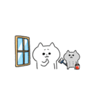 動く猫！ぺけとまゆげ3（個別スタンプ：21）