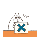 ねこタイツのゆるい家族（個別スタンプ：4）