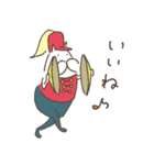 ねこタイツのゆるい家族（個別スタンプ：11）