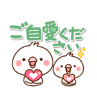 毎日しろちゃん12 (日常♥お祝い）（個別スタンプ：19）