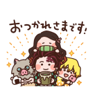 カナヘイコラボ ゆるっと鬼滅の刃（個別スタンプ：4）