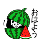 やる気のないパンダ 夏3（個別スタンプ：25）