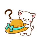 しろねこ＆きつね ほんわか敬語 夏（個別スタンプ：25）