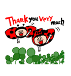 Thank you with iove stamp（個別スタンプ：24）