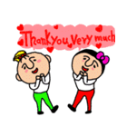 Thank you with iove stamp（個別スタンプ：29）