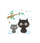 夏☀大人かわいい黒ねこ（個別スタンプ：13）