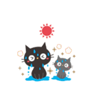 夏☀大人かわいい黒ねこ（個別スタンプ：15）