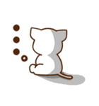 しろねこ♡毎日日常 ほんわか敬語（個別スタンプ：25）