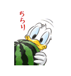 ディズニー 暑中お見舞い Bigスタンプ（個別スタンプ：20）