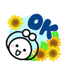 ほわいとさんの夏（個別スタンプ：26）