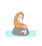 ねこタイツのゆるい夏アニメ（個別スタンプ：8）