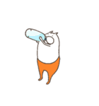 ねこタイツのゆるい夏アニメ（個別スタンプ：16）