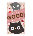 BIGスタンプ★黒ねこの誕生日＆お祝い（個別スタンプ：37）