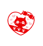 黒ねこ毎日使えるハンコ（ノーマルver）（個別スタンプ：35）