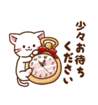 しろねこ♡大人ふんわり丁寧（個別スタンプ：37）