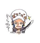 尾田っちの左手で描いたONE PIECEスタンプ！（個別スタンプ：9）