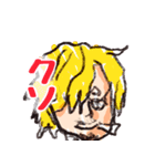 尾田っちの左手で描いたONE PIECEスタンプ！（個別スタンプ：19）