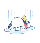 ポチャッコ 水彩画タッチ（個別スタンプ：38）