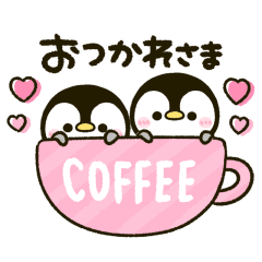 [LINEスタンプ] てちてち♡ぺんぎん
