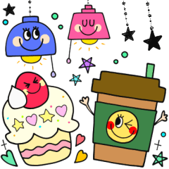 [LINEスタンプ] 大人かわいい♥ビビッドスタンプ3
