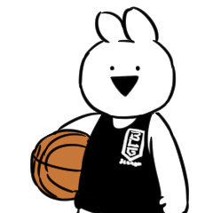 [LINEスタンプ] B.LEAGUE×すこぶる動くウサギ